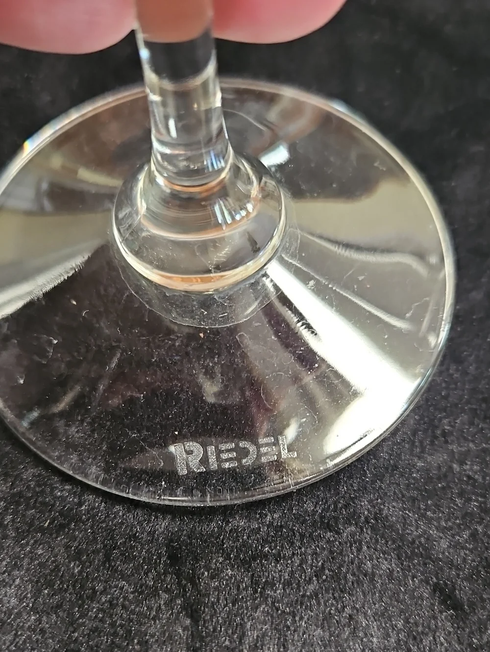 Riedel brand Riverbench Vineyard & Winery branded champagne flutes